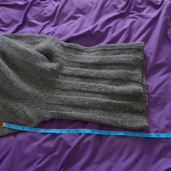 Max Studio A908859 40% Wool/30% Acrylic/30% Nylon Cut 31633 Size M Grey Dress - Picture 5 of 9